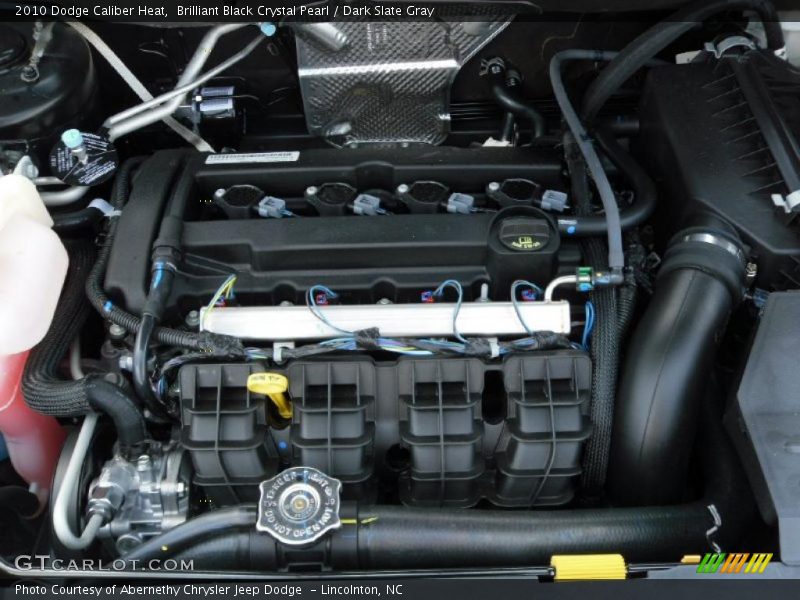 Brilliant Black Crystal Pearl / Dark Slate Gray 2010 Dodge Caliber Heat