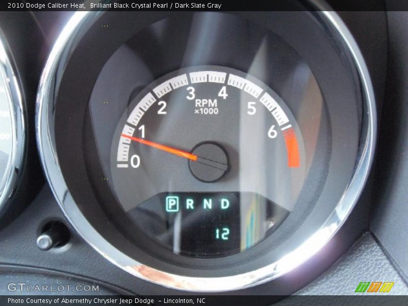 Brilliant Black Crystal Pearl / Dark Slate Gray 2010 Dodge Caliber Heat
