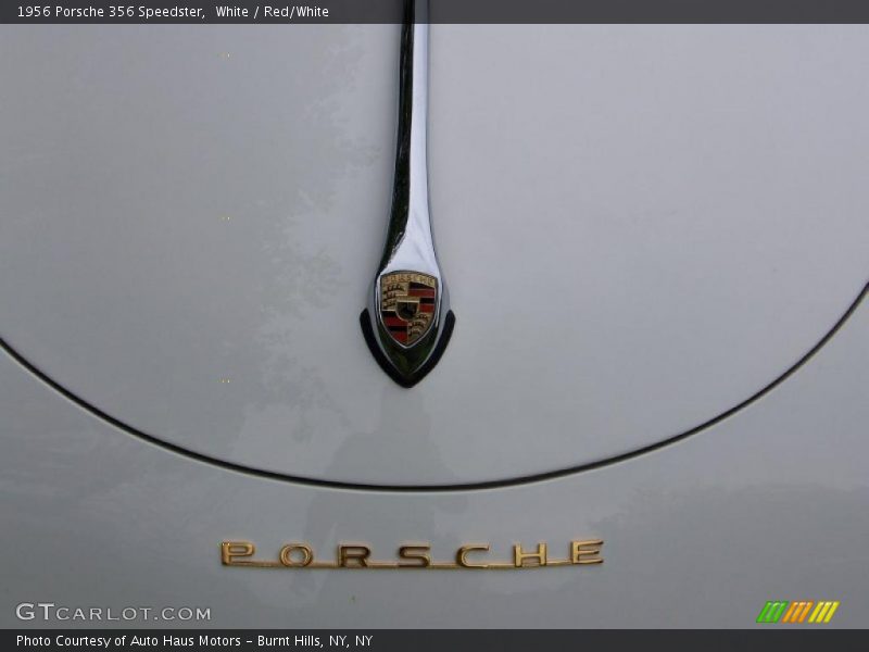 White / Red/White 1956 Porsche 356 Speedster
