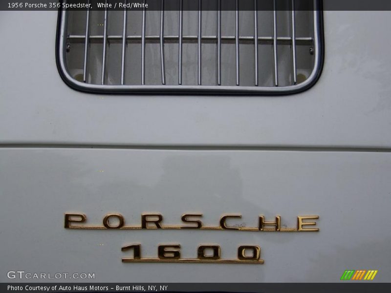 White / Red/White 1956 Porsche 356 Speedster