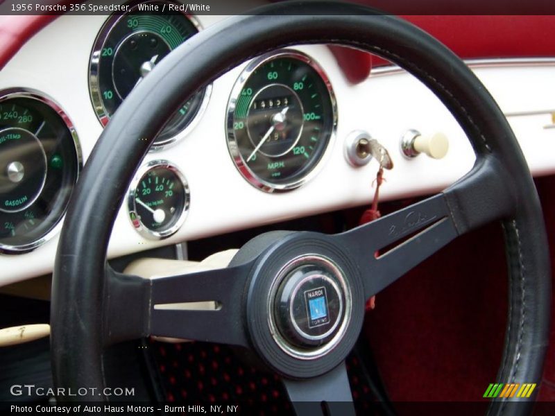 White / Red/White 1956 Porsche 356 Speedster
