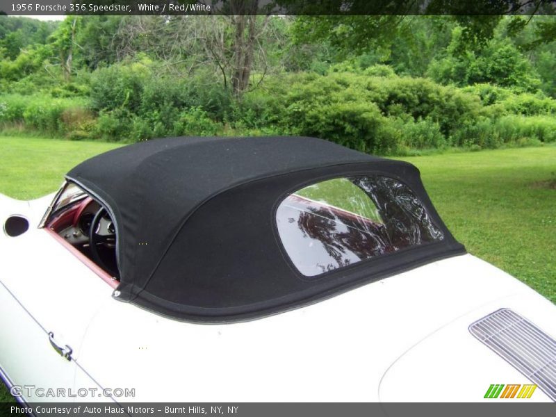 White / Red/White 1956 Porsche 356 Speedster