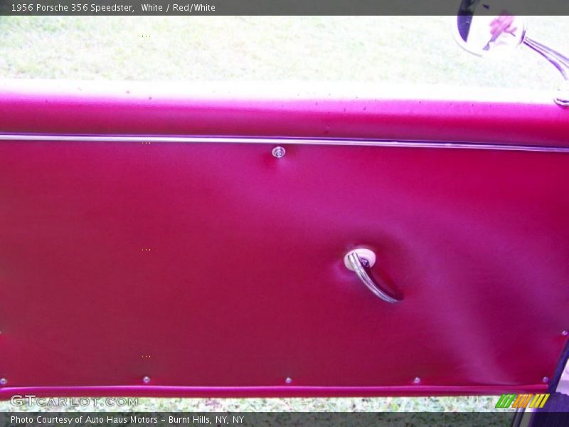 White / Red/White 1956 Porsche 356 Speedster