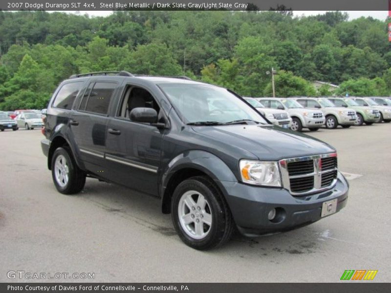 Steel Blue Metallic / Dark Slate Gray/Light Slate Gray 2007 Dodge Durango SLT 4x4