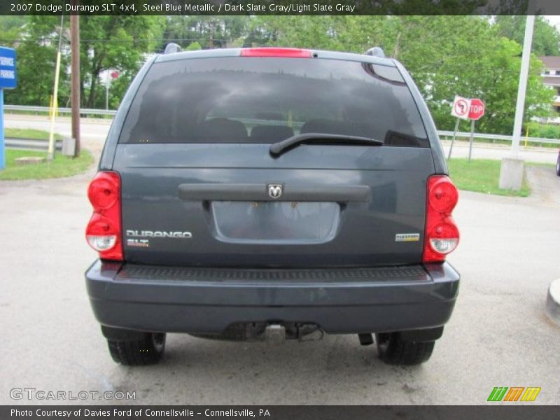 Steel Blue Metallic / Dark Slate Gray/Light Slate Gray 2007 Dodge Durango SLT 4x4