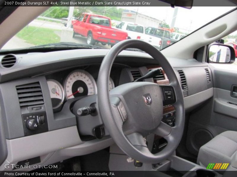 Steel Blue Metallic / Dark Slate Gray/Light Slate Gray 2007 Dodge Durango SLT 4x4