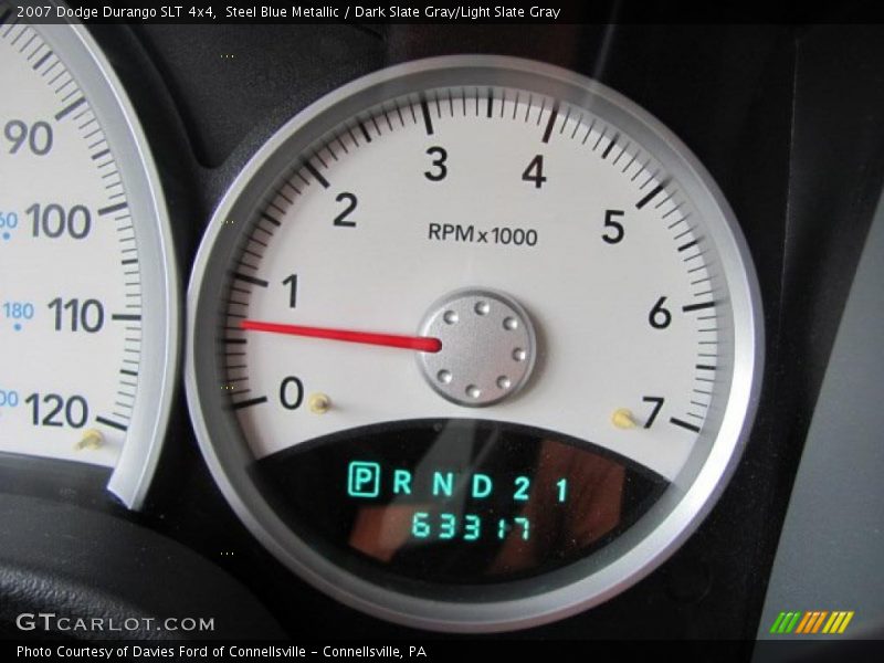 Steel Blue Metallic / Dark Slate Gray/Light Slate Gray 2007 Dodge Durango SLT 4x4