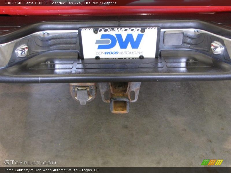 Fire Red / Graphite 2002 GMC Sierra 1500 SL Extended Cab 4x4