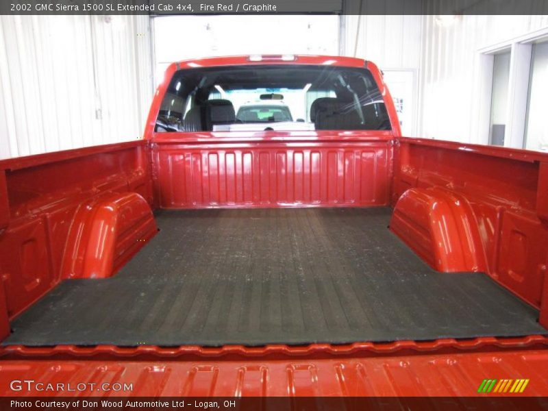 Fire Red / Graphite 2002 GMC Sierra 1500 SL Extended Cab 4x4