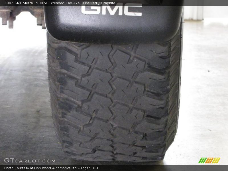 Fire Red / Graphite 2002 GMC Sierra 1500 SL Extended Cab 4x4
