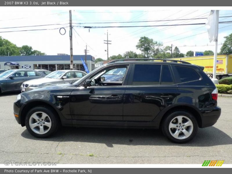 Jet Black / Black 2007 BMW X3 3.0si