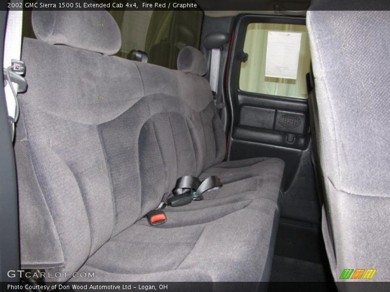 Fire Red / Graphite 2002 GMC Sierra 1500 SL Extended Cab 4x4