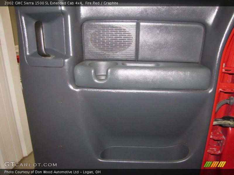 Fire Red / Graphite 2002 GMC Sierra 1500 SL Extended Cab 4x4