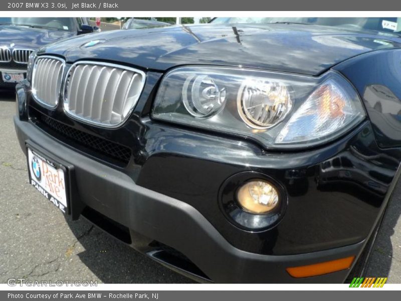 Jet Black / Black 2007 BMW X3 3.0si