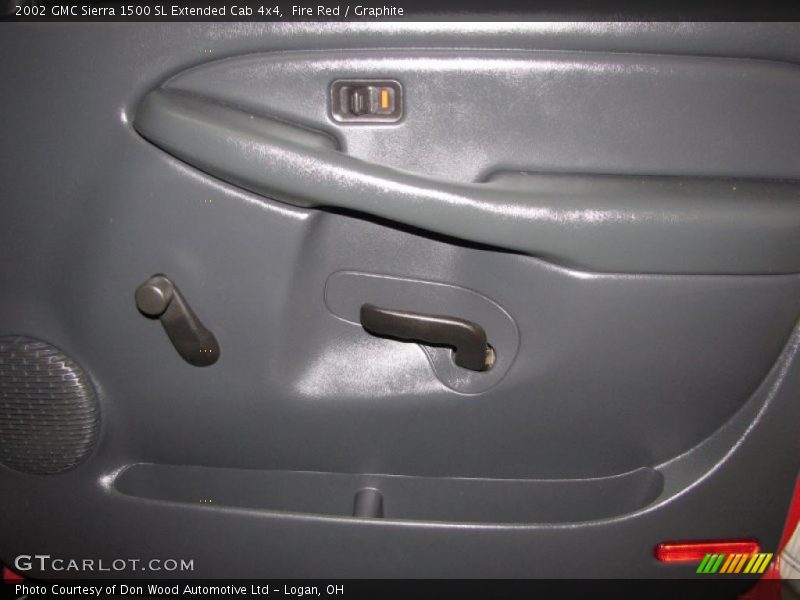 Fire Red / Graphite 2002 GMC Sierra 1500 SL Extended Cab 4x4