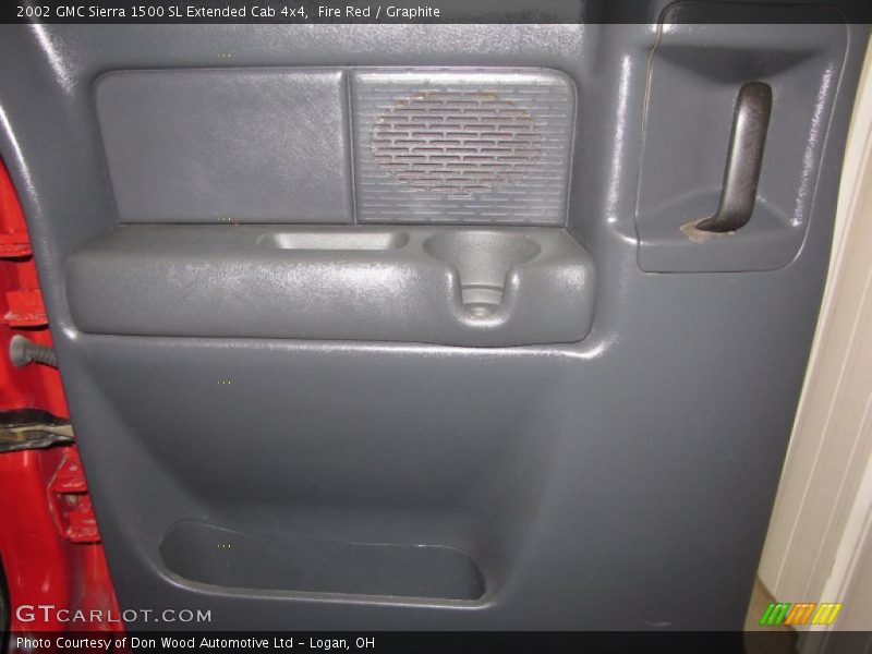 Fire Red / Graphite 2002 GMC Sierra 1500 SL Extended Cab 4x4