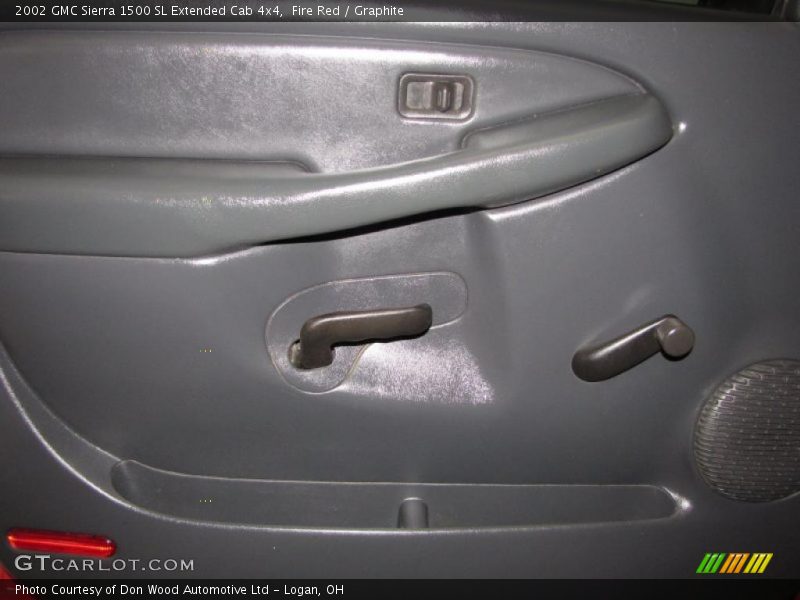 Fire Red / Graphite 2002 GMC Sierra 1500 SL Extended Cab 4x4