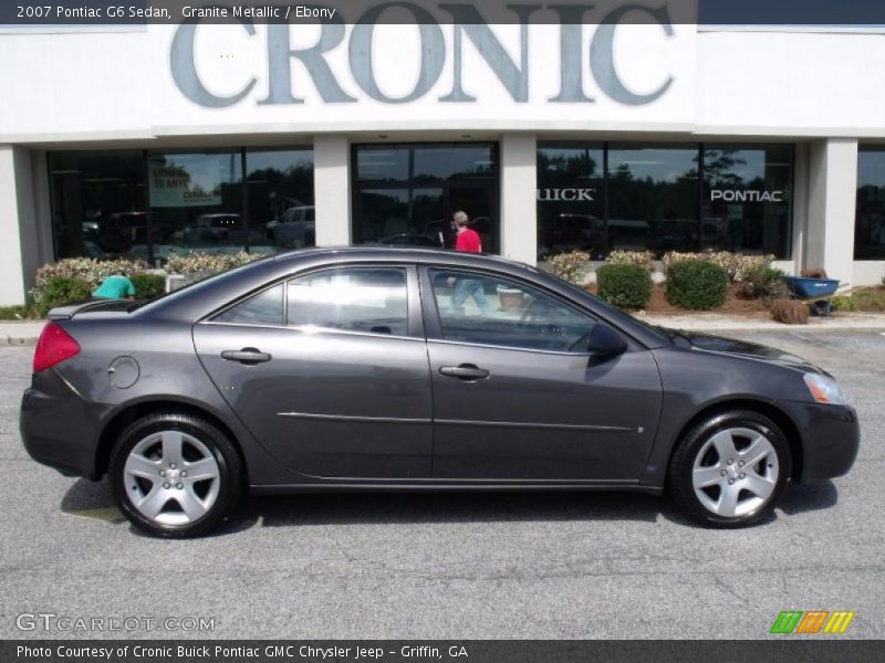 Granite Metallic / Ebony 2007 Pontiac G6 Sedan