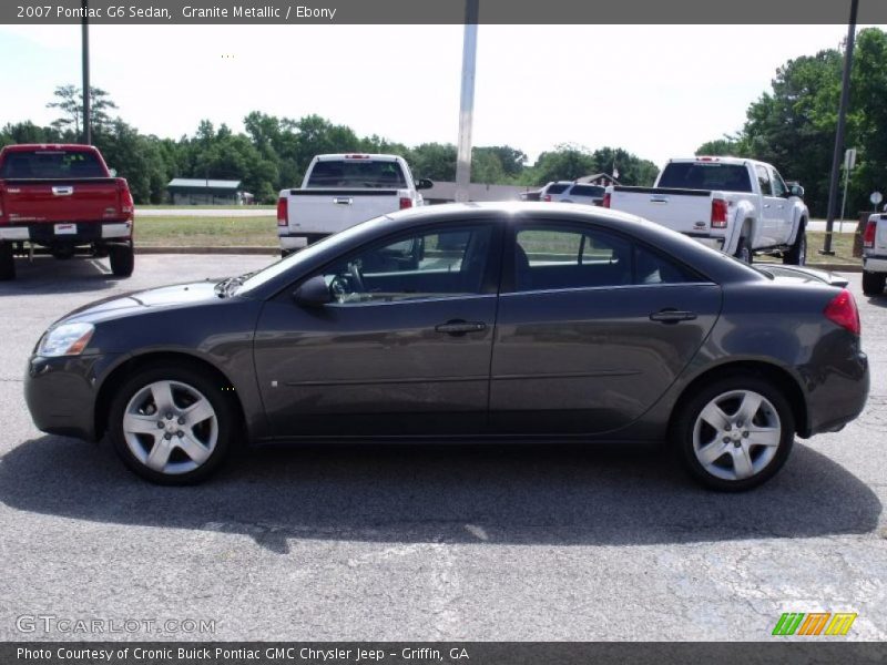 Granite Metallic / Ebony 2007 Pontiac G6 Sedan