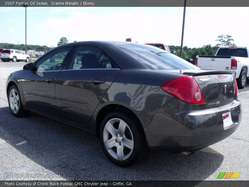 Granite Metallic / Ebony 2007 Pontiac G6 Sedan