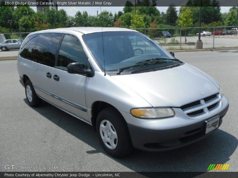 Bright Silver Metallic / Mist Gray 2000 Dodge Grand Caravan