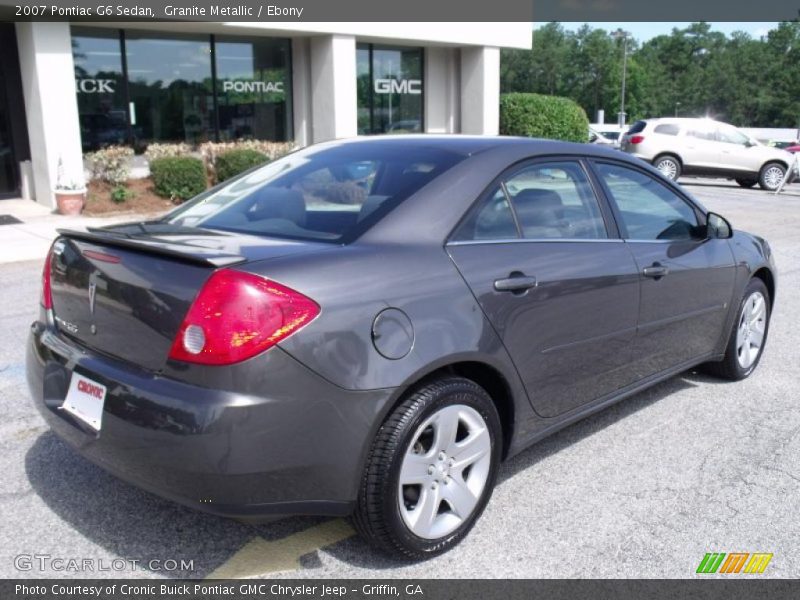 Granite Metallic / Ebony 2007 Pontiac G6 Sedan