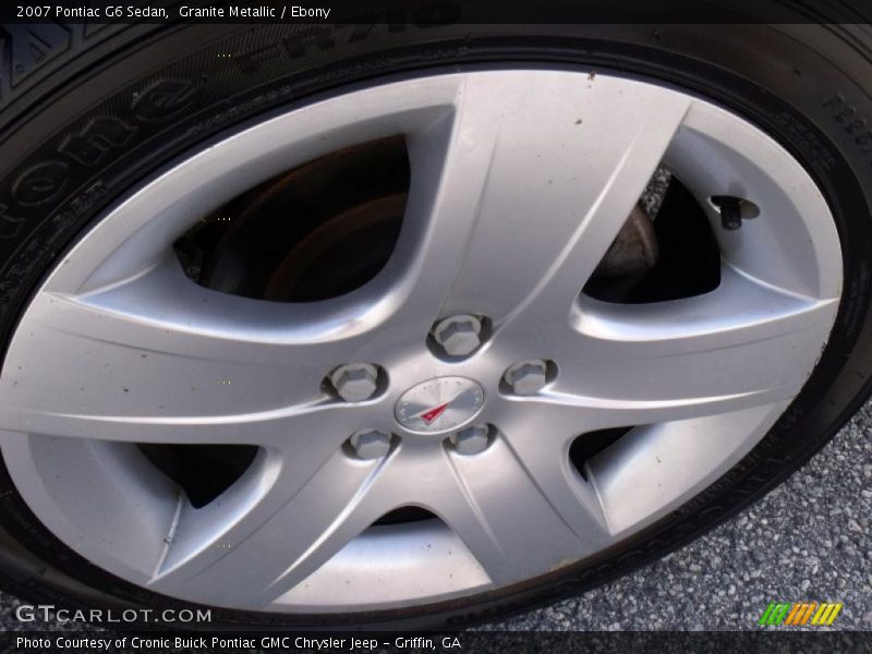 Granite Metallic / Ebony 2007 Pontiac G6 Sedan
