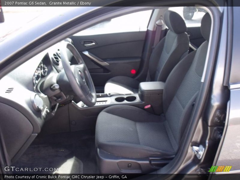 Granite Metallic / Ebony 2007 Pontiac G6 Sedan