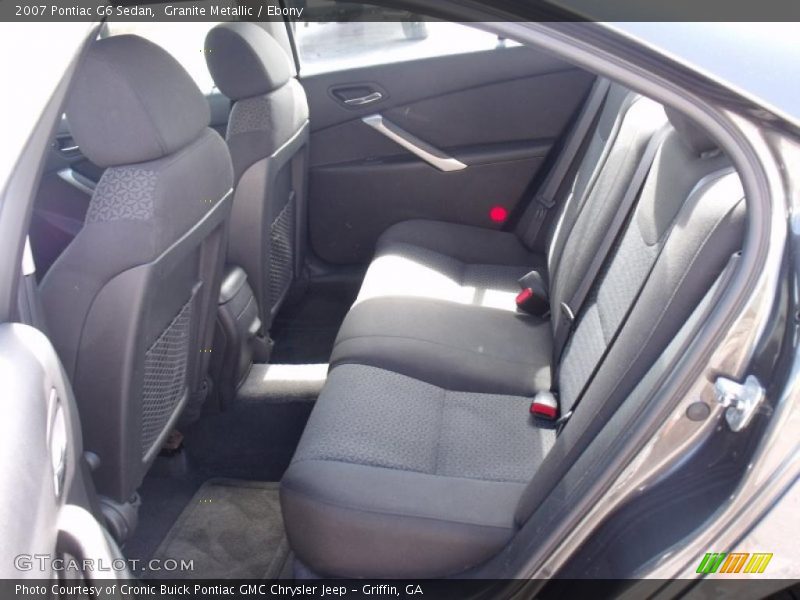 Granite Metallic / Ebony 2007 Pontiac G6 Sedan