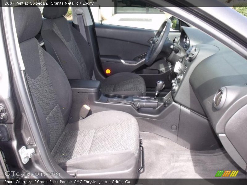 Granite Metallic / Ebony 2007 Pontiac G6 Sedan