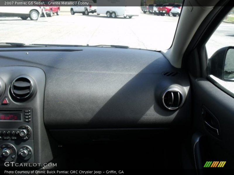 Granite Metallic / Ebony 2007 Pontiac G6 Sedan