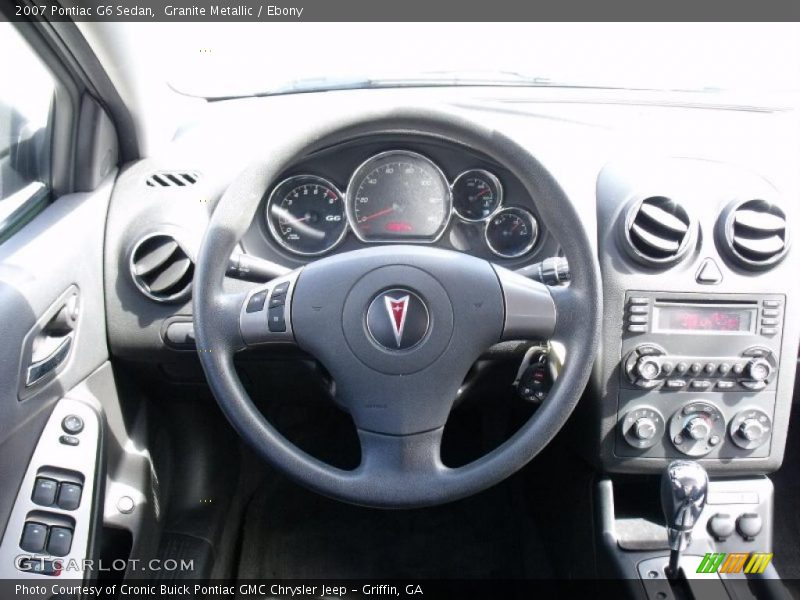 Granite Metallic / Ebony 2007 Pontiac G6 Sedan