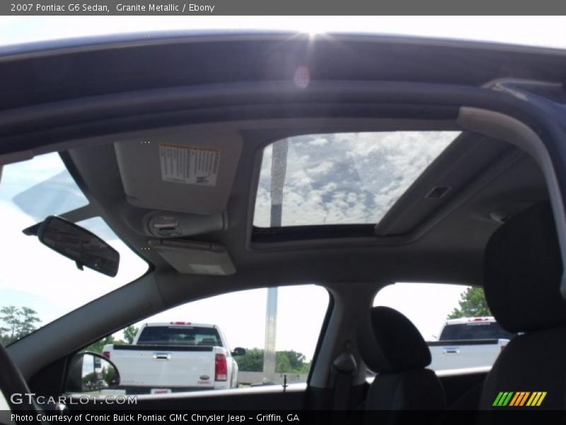 Granite Metallic / Ebony 2007 Pontiac G6 Sedan
