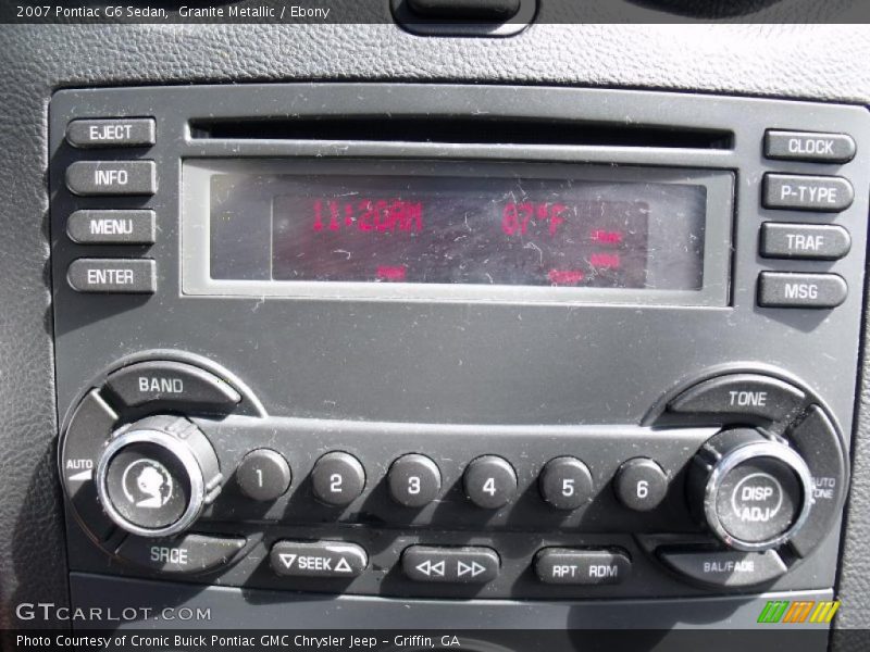 Granite Metallic / Ebony 2007 Pontiac G6 Sedan
