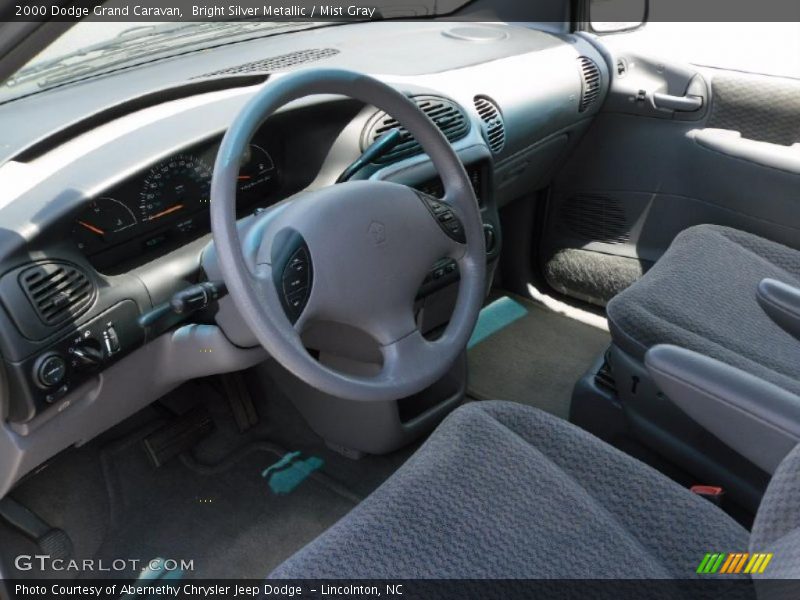 Bright Silver Metallic / Mist Gray 2000 Dodge Grand Caravan