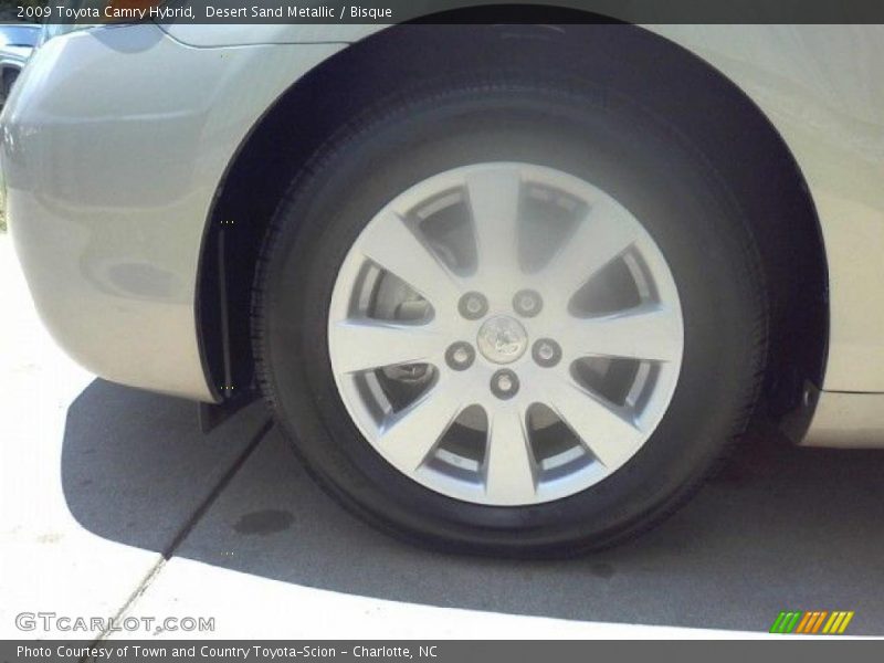 Desert Sand Metallic / Bisque 2009 Toyota Camry Hybrid