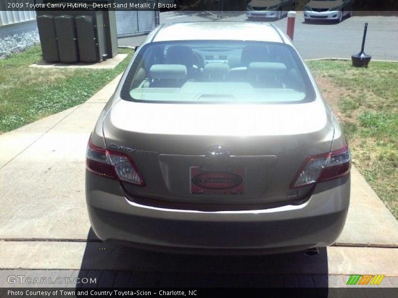 Desert Sand Metallic / Bisque 2009 Toyota Camry Hybrid