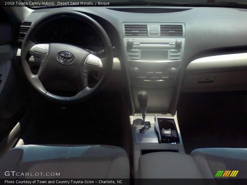 Desert Sand Metallic / Bisque 2009 Toyota Camry Hybrid