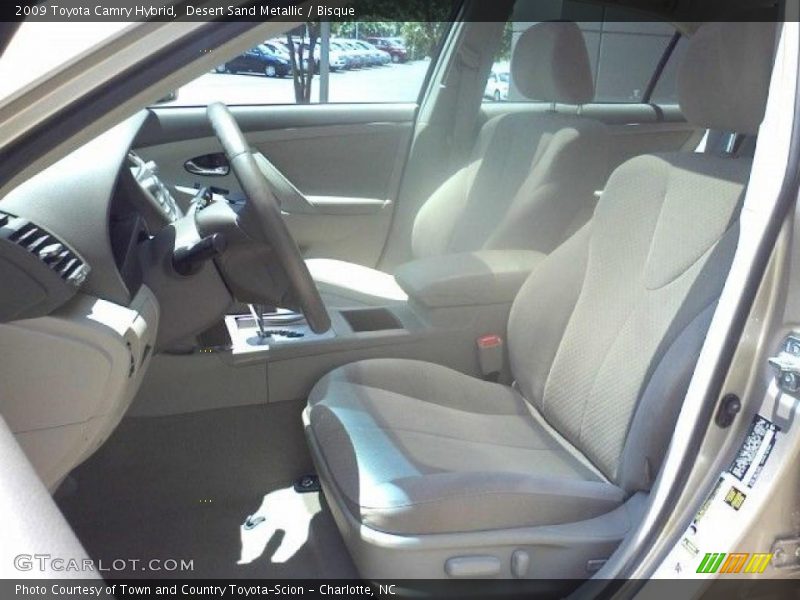 Desert Sand Metallic / Bisque 2009 Toyota Camry Hybrid