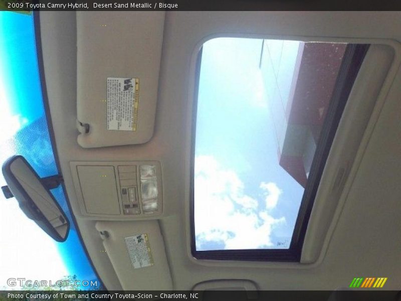 Desert Sand Metallic / Bisque 2009 Toyota Camry Hybrid