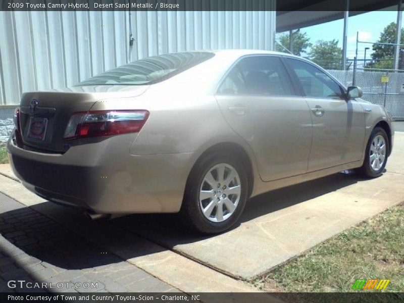 Desert Sand Metallic / Bisque 2009 Toyota Camry Hybrid