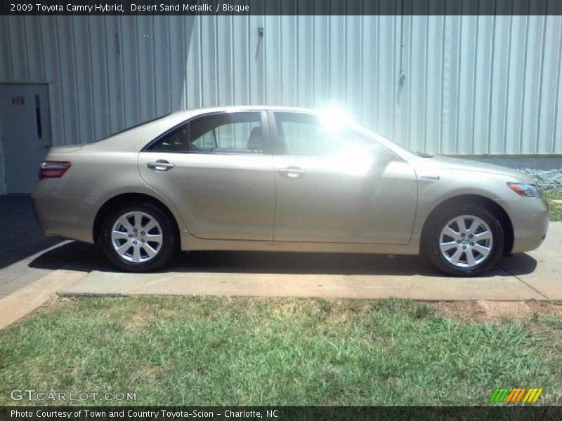 Desert Sand Metallic / Bisque 2009 Toyota Camry Hybrid