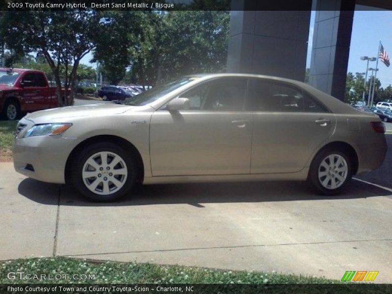 Desert Sand Metallic / Bisque 2009 Toyota Camry Hybrid