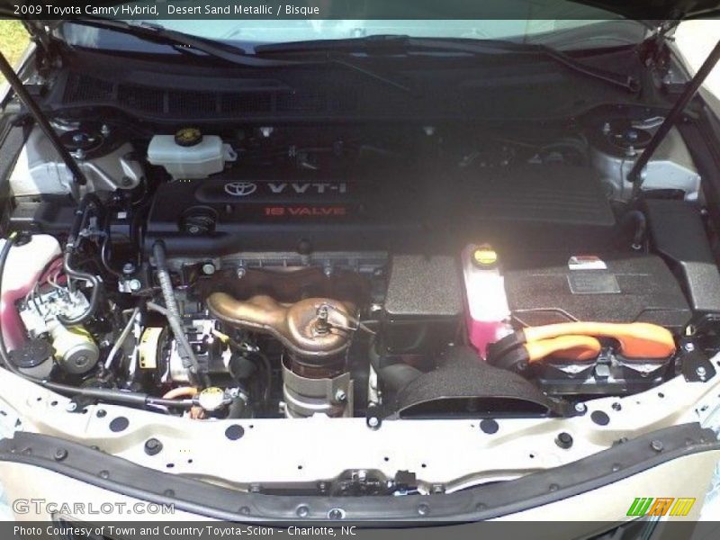 Desert Sand Metallic / Bisque 2009 Toyota Camry Hybrid