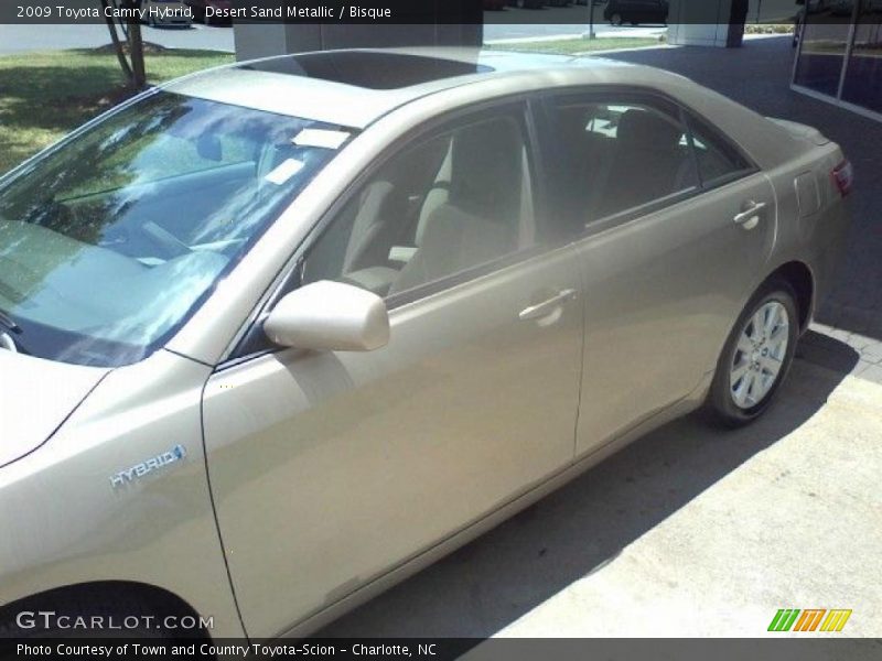 Desert Sand Metallic / Bisque 2009 Toyota Camry Hybrid