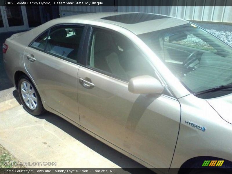 Desert Sand Metallic / Bisque 2009 Toyota Camry Hybrid