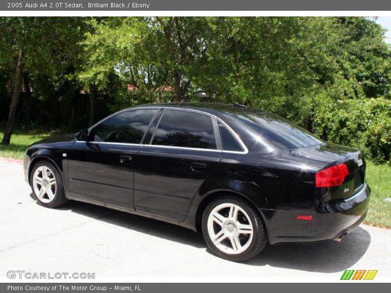 Brilliant Black / Ebony 2005 Audi A4 2.0T Sedan