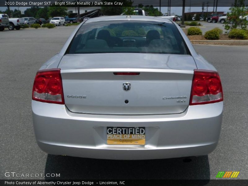 Bright Silver Metallic / Dark Slate Gray 2010 Dodge Charger SXT