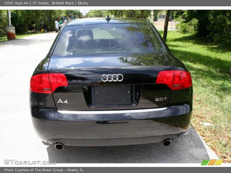 Brilliant Black / Ebony 2005 Audi A4 2.0T Sedan