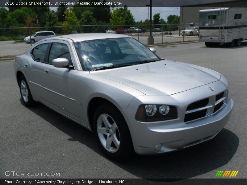 Bright Silver Metallic / Dark Slate Gray 2010 Dodge Charger SXT